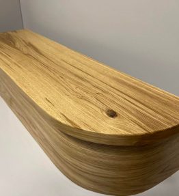 Oak Bullnose Tread with Riser Staircase Steps Cladding Kit L/R
