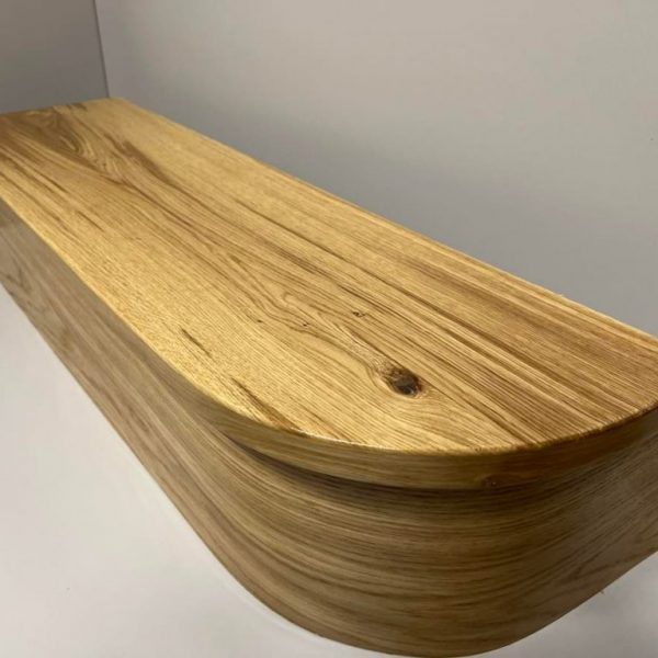 Oak Bullnose Tread with Riser Staircase Steps Cladding Kit L/R